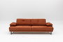 Atelier Del Sofa Sofá-cama 3 Plazas Mustang Naranja Estilo Industrial Hotelero